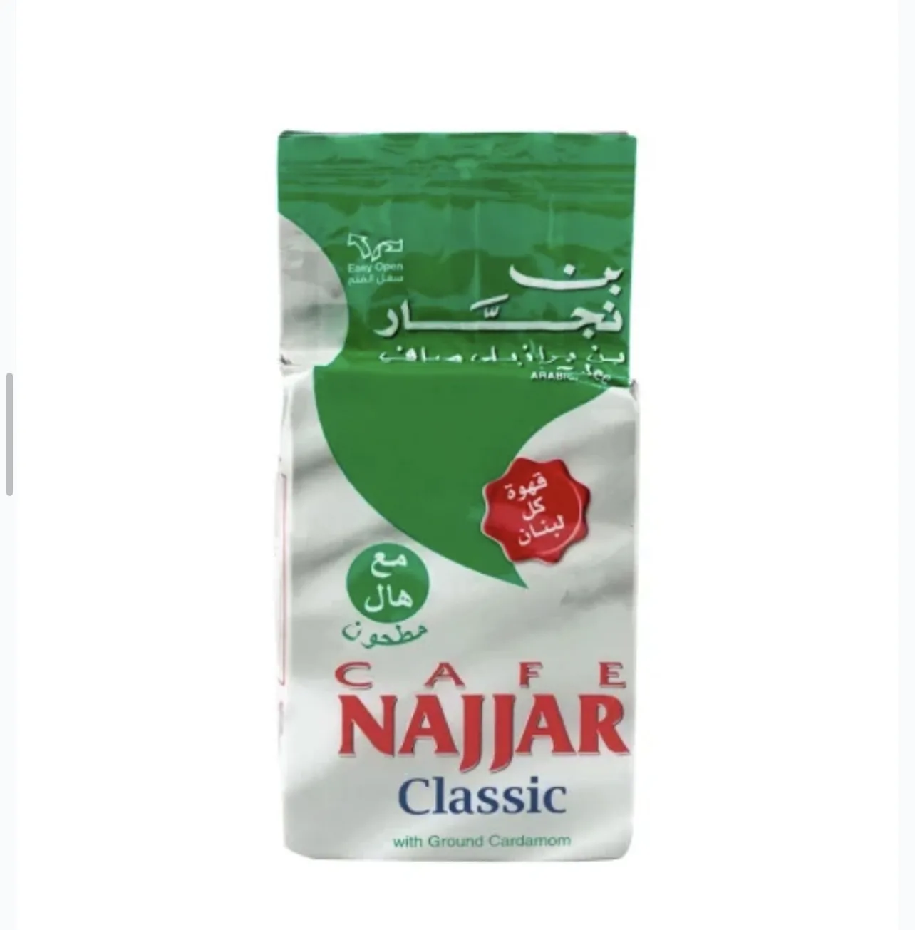 قهوة بن نجار اخضر 180غ*20